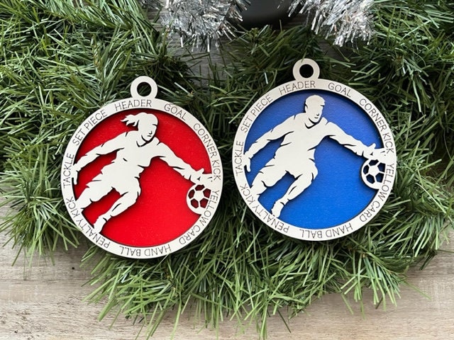 Soccer Goalie Ornament No Icons- Male or Female- Available Personalized