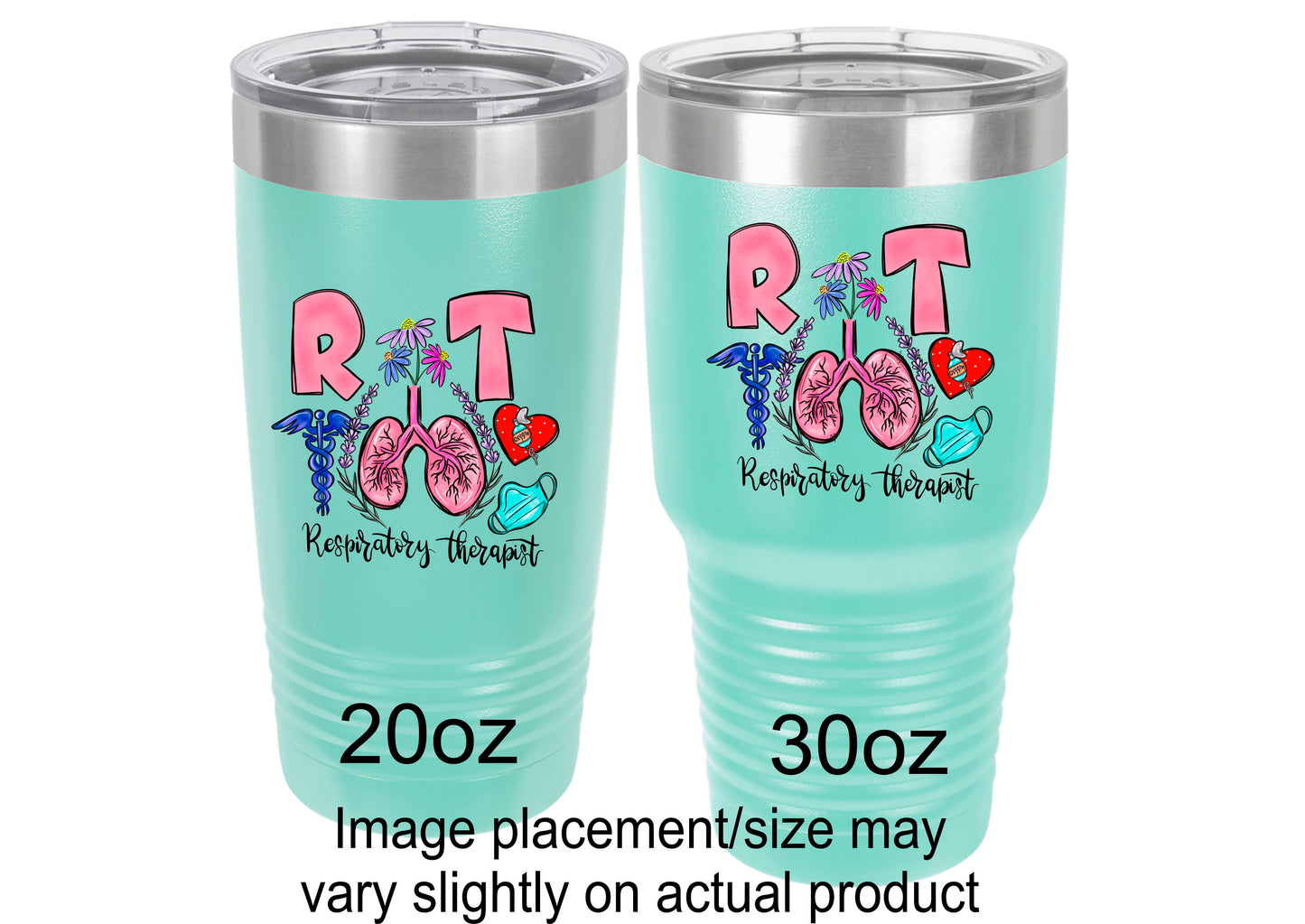 Respiratory Therapist Tumbler with RT