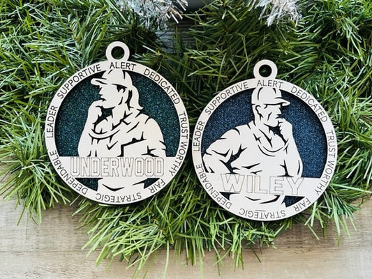 Coach Ornament/ Personalized Ornaments/ Christmas Ornaments/ Sports Ornaments/ Coach Gift/ Male Female/ Glitter or Standard Backer/No Icon