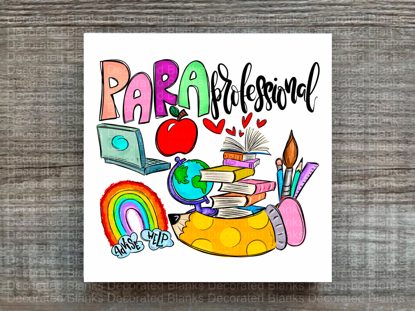 Paraprofessional Plaque/ Paraprofessional Sign/ Para Gift/ Paraprofessional Gift/ Gift for Para/ Occupational Gift/ Career Gift