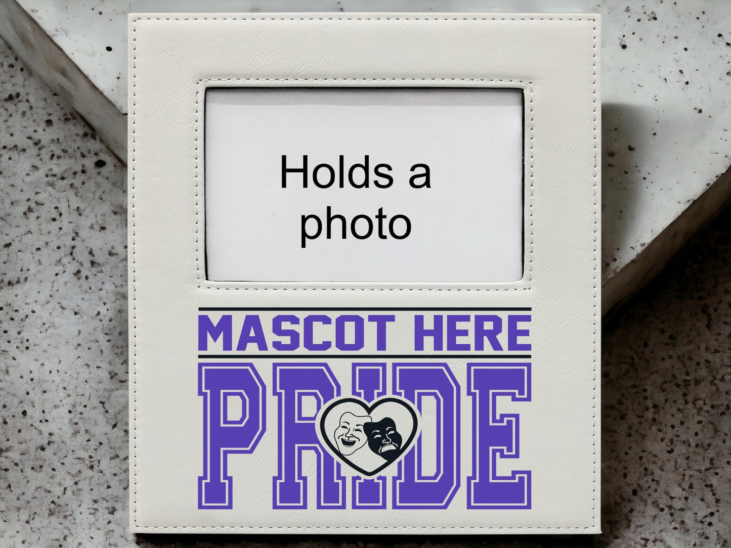 Drama Frame/ Pride Frame/ Sports Frame/ Spirit Frame/ School Mascot Frame/ Leatherette Frame/ Senior Gift/ Team Gift/ Coach Gift