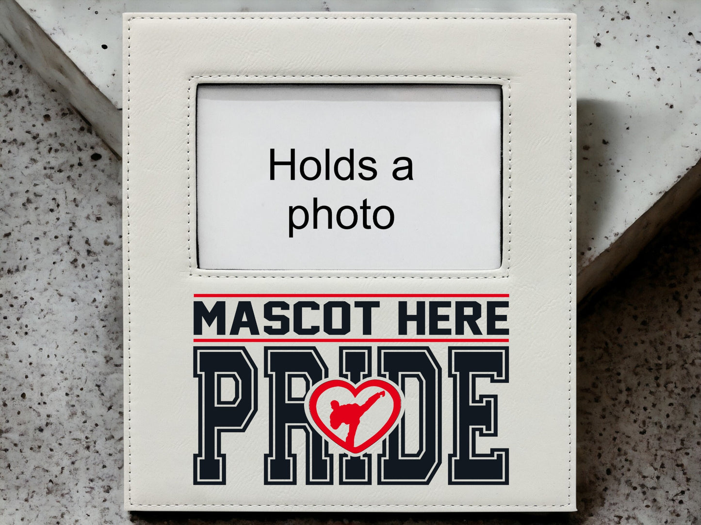 Karate Frame/ Pride Frame/ Sports Frame/ Spirit Frame/ School Mascot Frame/ Leatherette Frame/ Senior Gift/ Team Gift/ Coach Gift