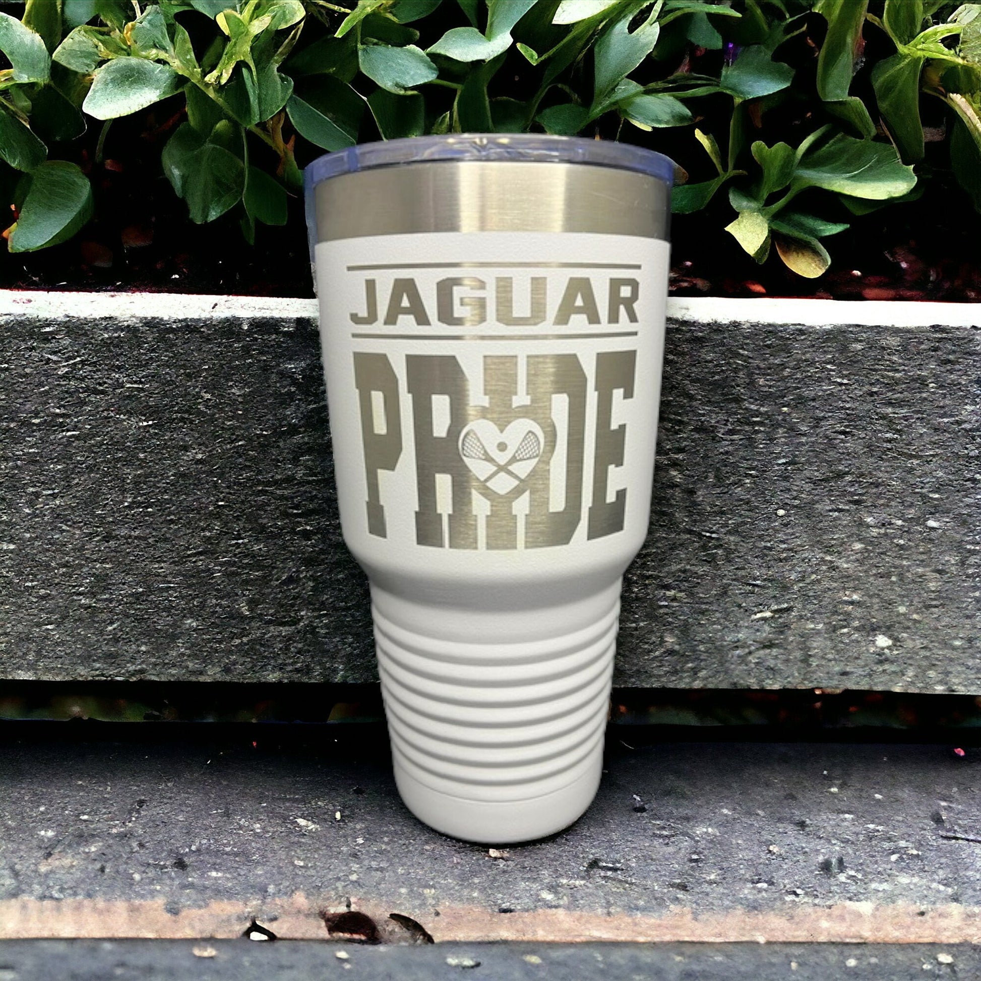 Lacrosse Tumbler/ Personalized Mascot Tumbler/ Pride Tumbler/ Engraved Sport Tumbler/ Spirit Tumbler/ Spirit Gift/ Sport Gift/ 30 oz