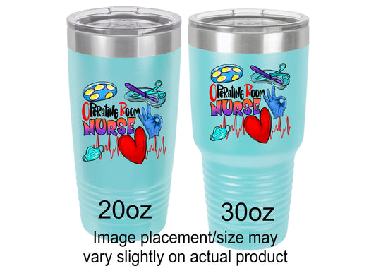 Operating Room Nurse Tumbler