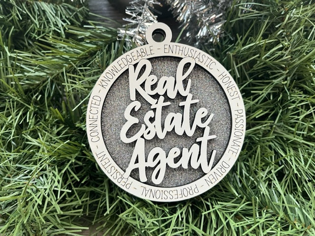 Real Estate Agent Ornament