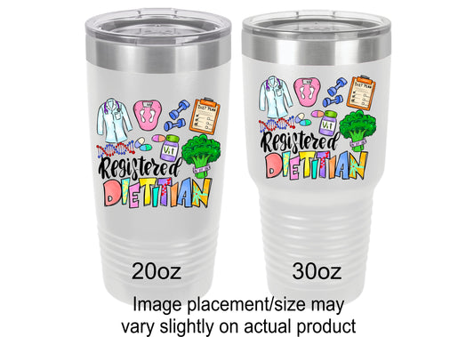 Registered Dietitian Tumbler