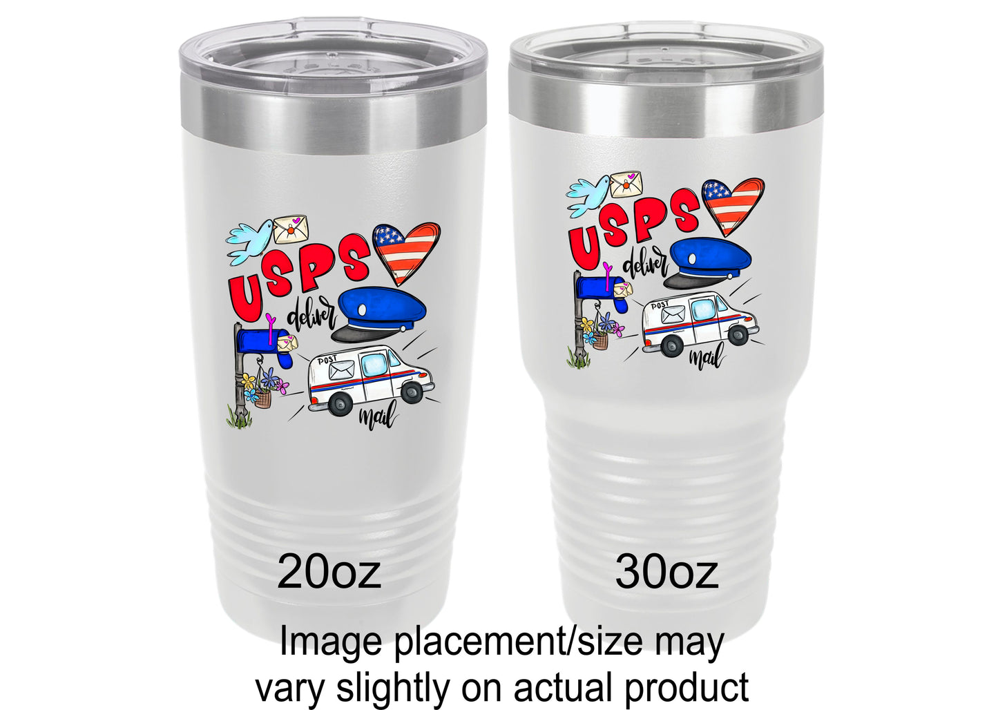 USPS Mail Carrier Tumbler